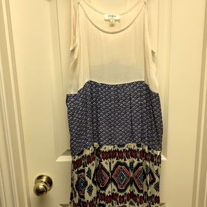 Umgee spaghetti strap dress with lace